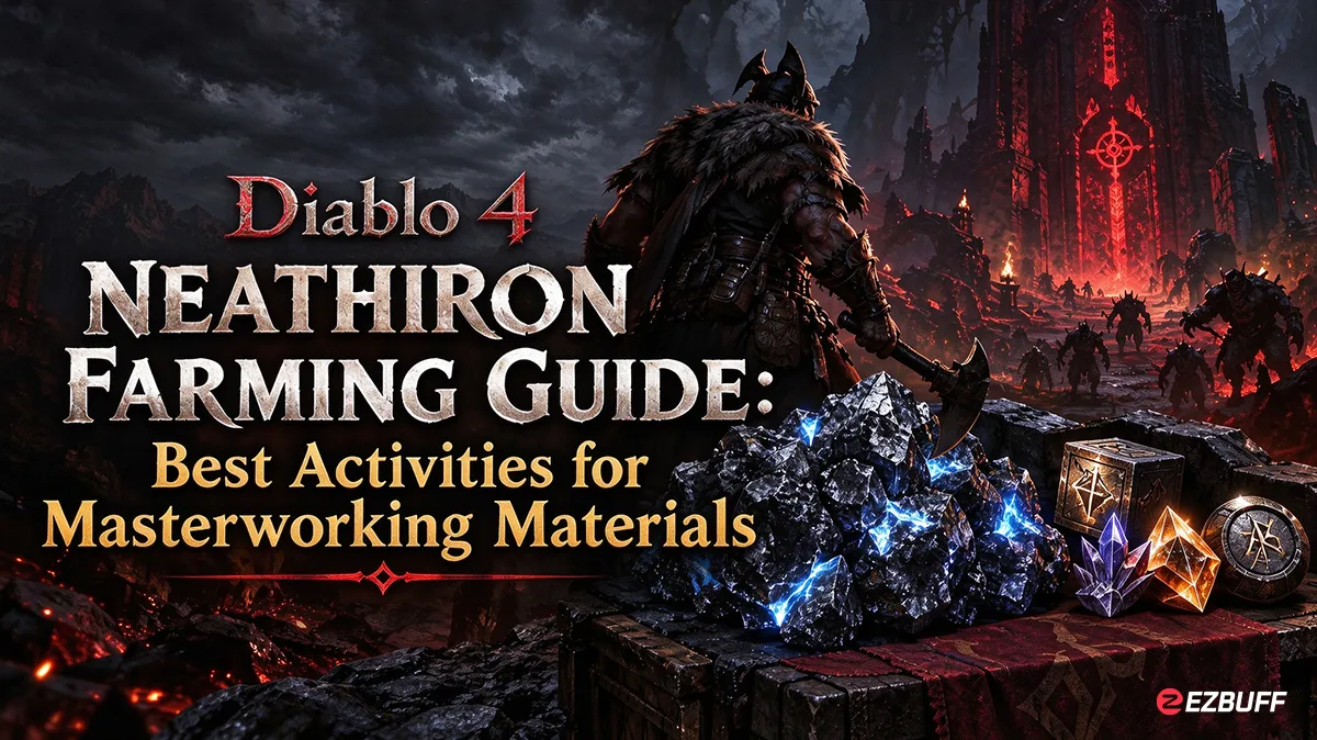 Diablo 4 Neathiron Farming Guide: Best Activities for Masterworking Materials