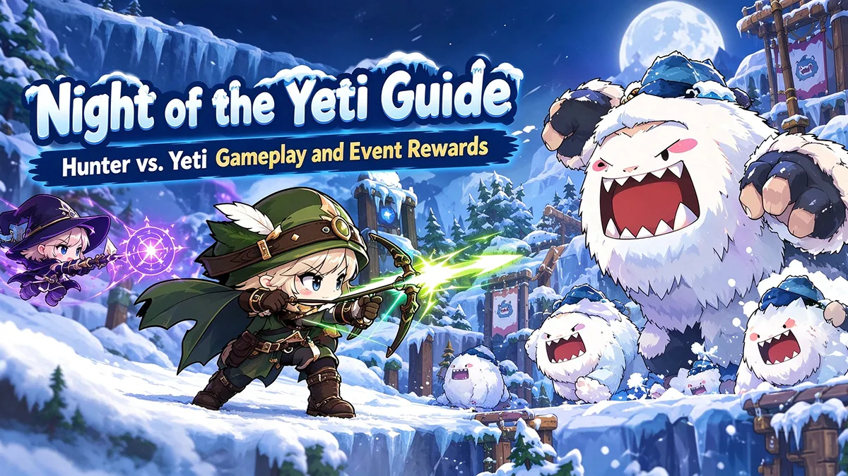 MapleStory Night of the Yeti Guide: Hunter vs. Yeti Gameplay and Event Rewards