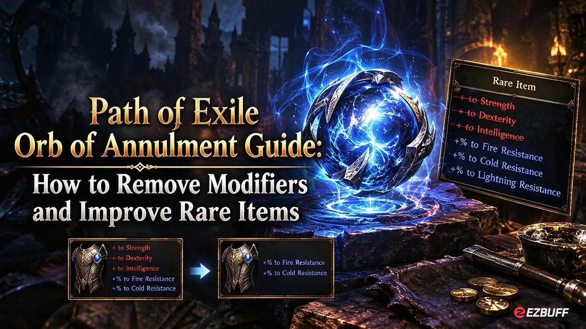 Path of Exile Orb of Annulment Guide: How to Remove Modifiers and Craft Better Rare Items