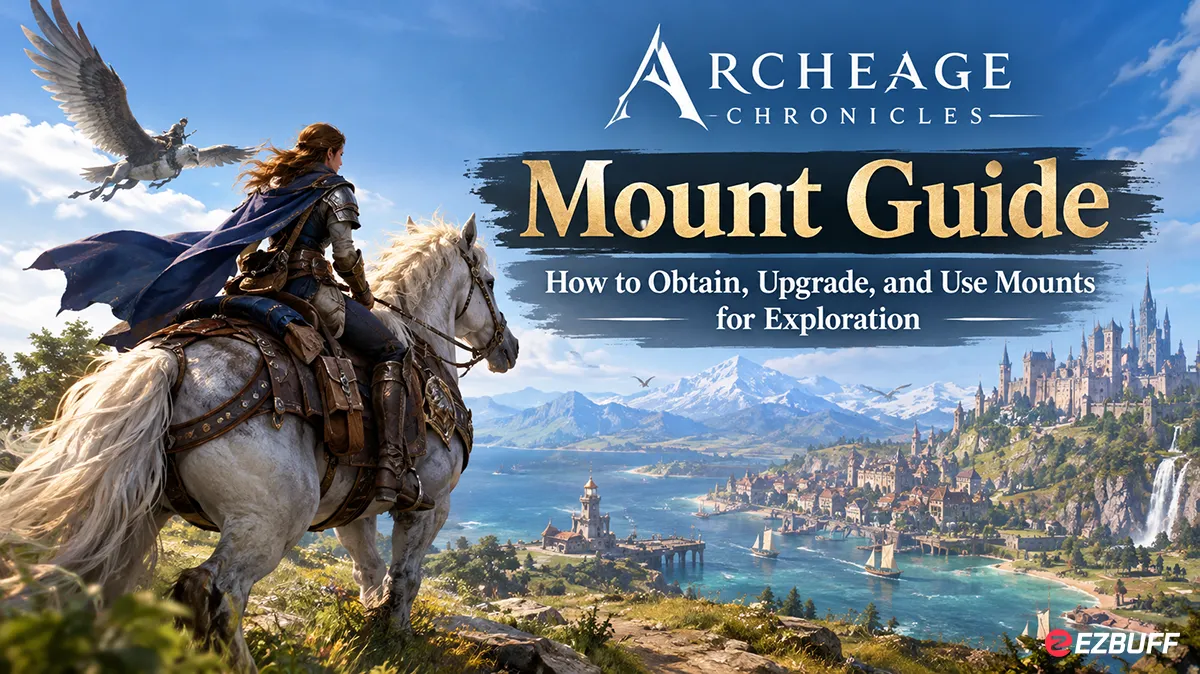 ArcheAge Chronicles Mount Guide: How to Obtain, Upgrade, and Use Mounts for Exploration