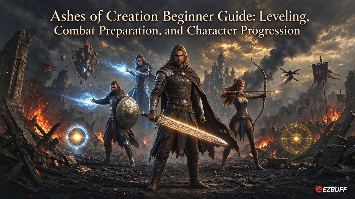 Ashes of Creation Beginner Guide: Leveling, Combat Preparation, and Character Progression