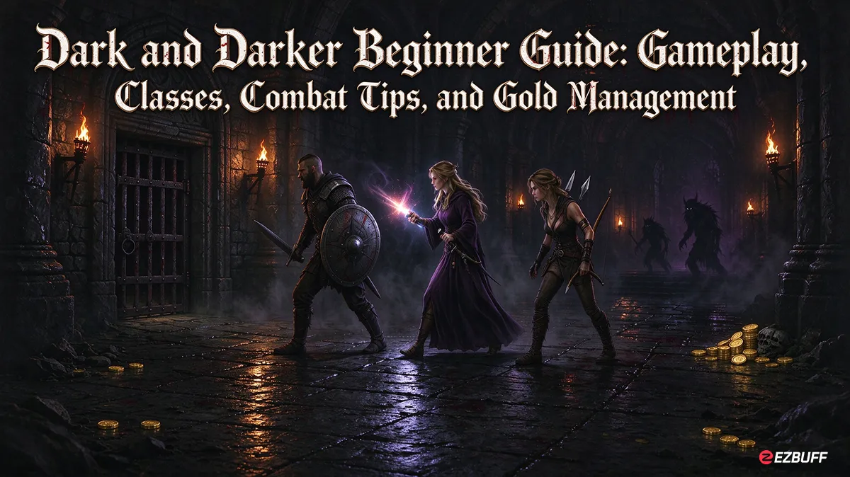 Dark and Darker Beginner Guide: Gameplay, Classes, Combat Tips, and Gold Management