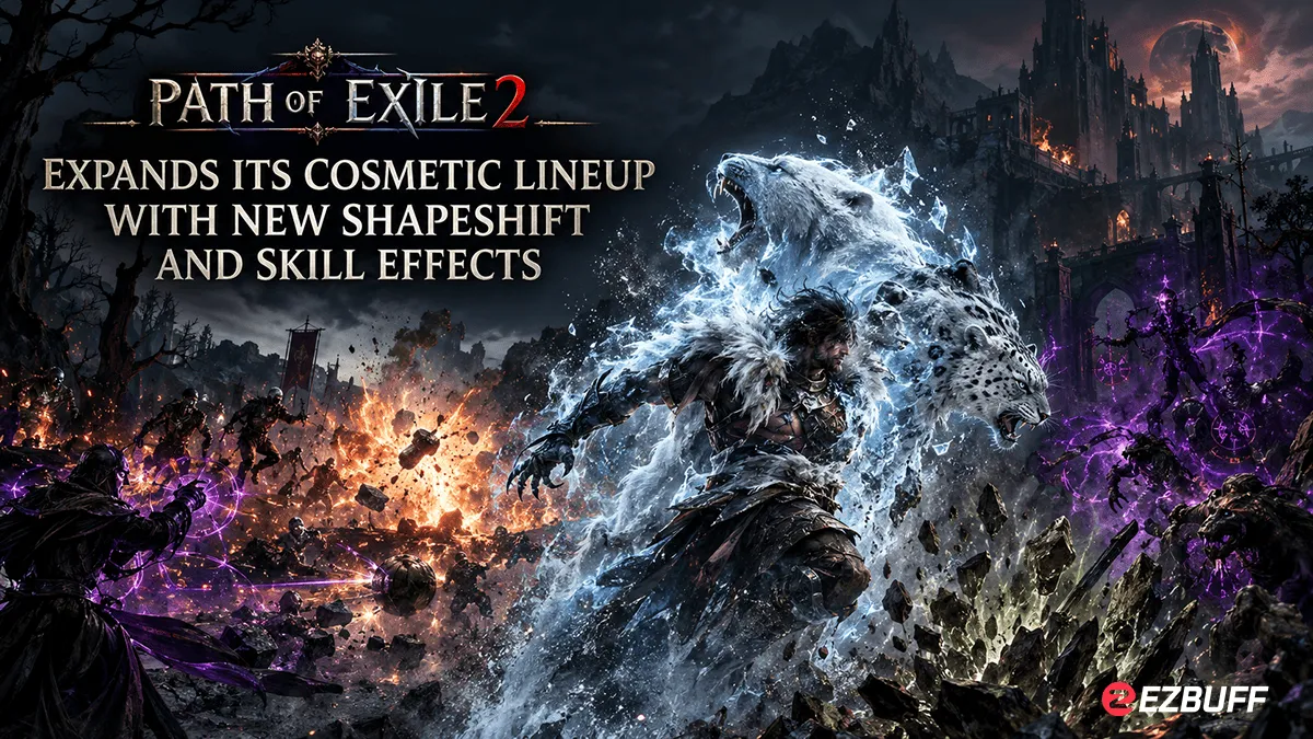 Path of Exile 2 Expands Its Cosmetic Lineup With New Shapeshift and Skill Effects