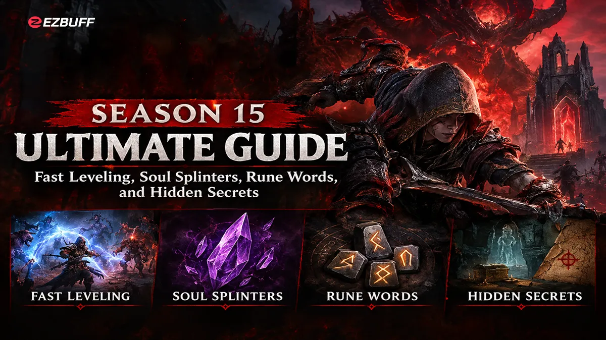 Diablo 4 Season 15 Ultimate Guide: Fast Leveling, Soul Splinters, Rune Words, and Hidden Secrets