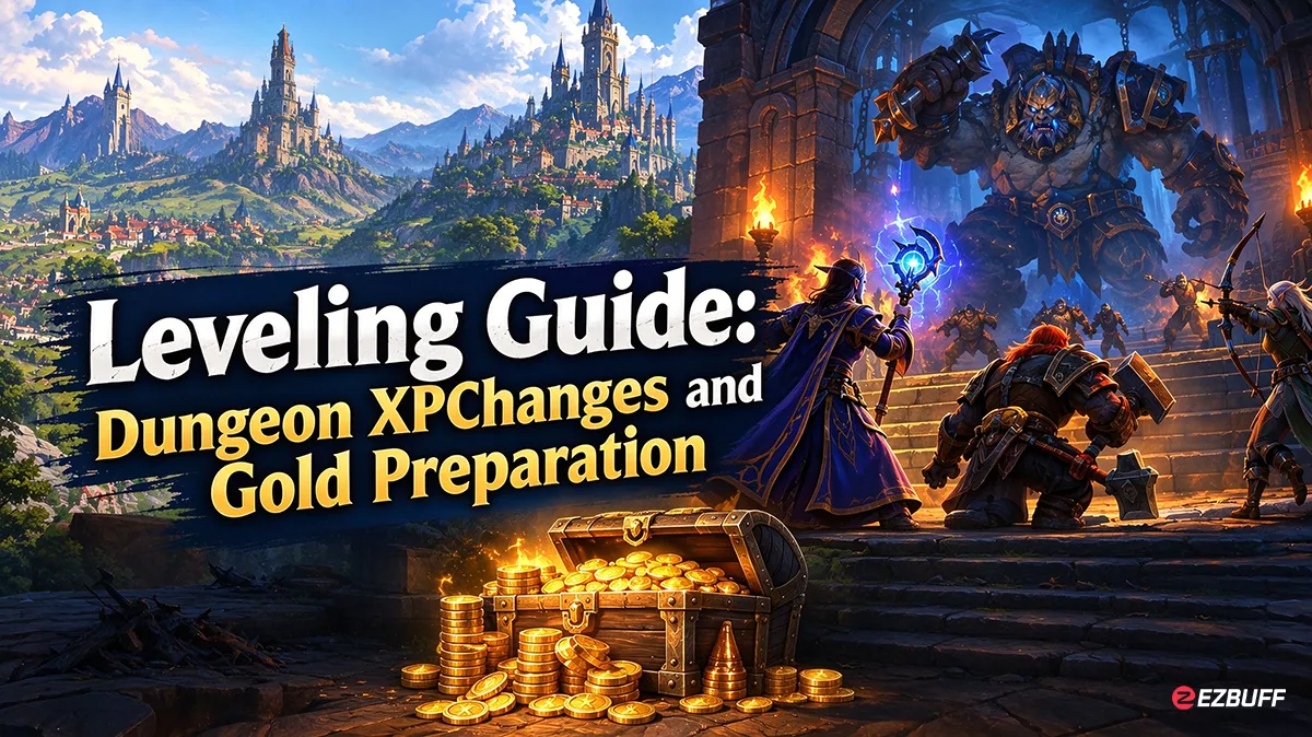 WoW: Forever Leveling Guide: Dungeon XPChanges and Gold Preparation