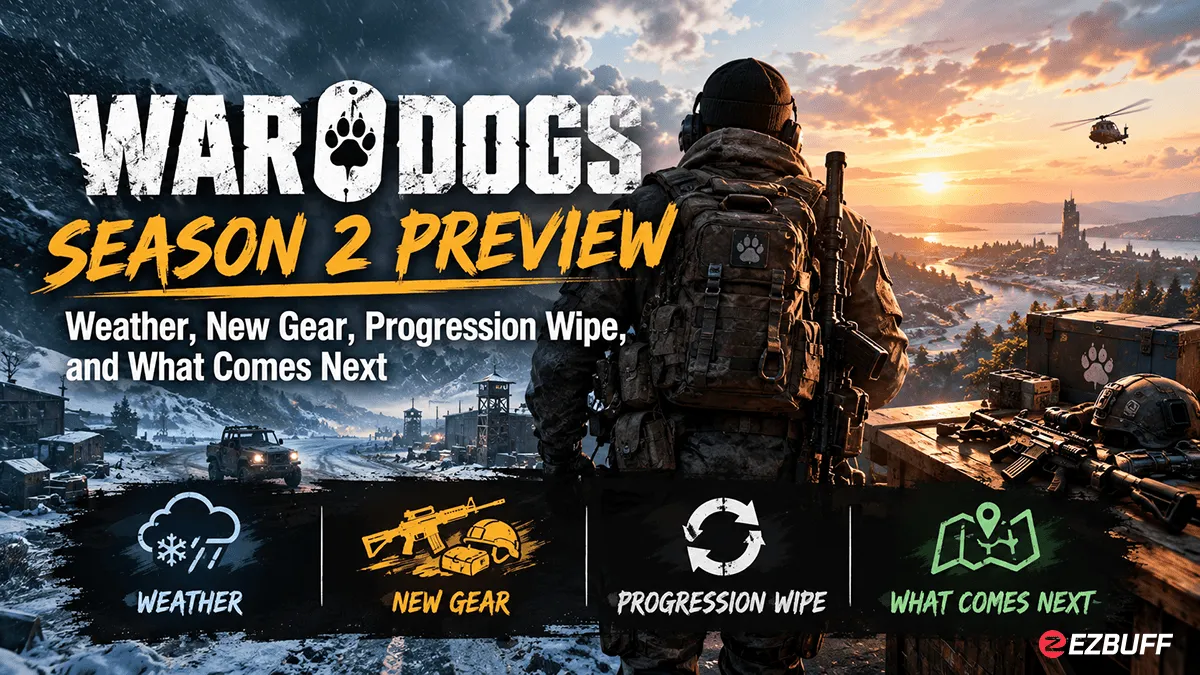 War Dogs Season 2 Preview: Weather, New Gear, Progression Wipe, and What Comes Next
