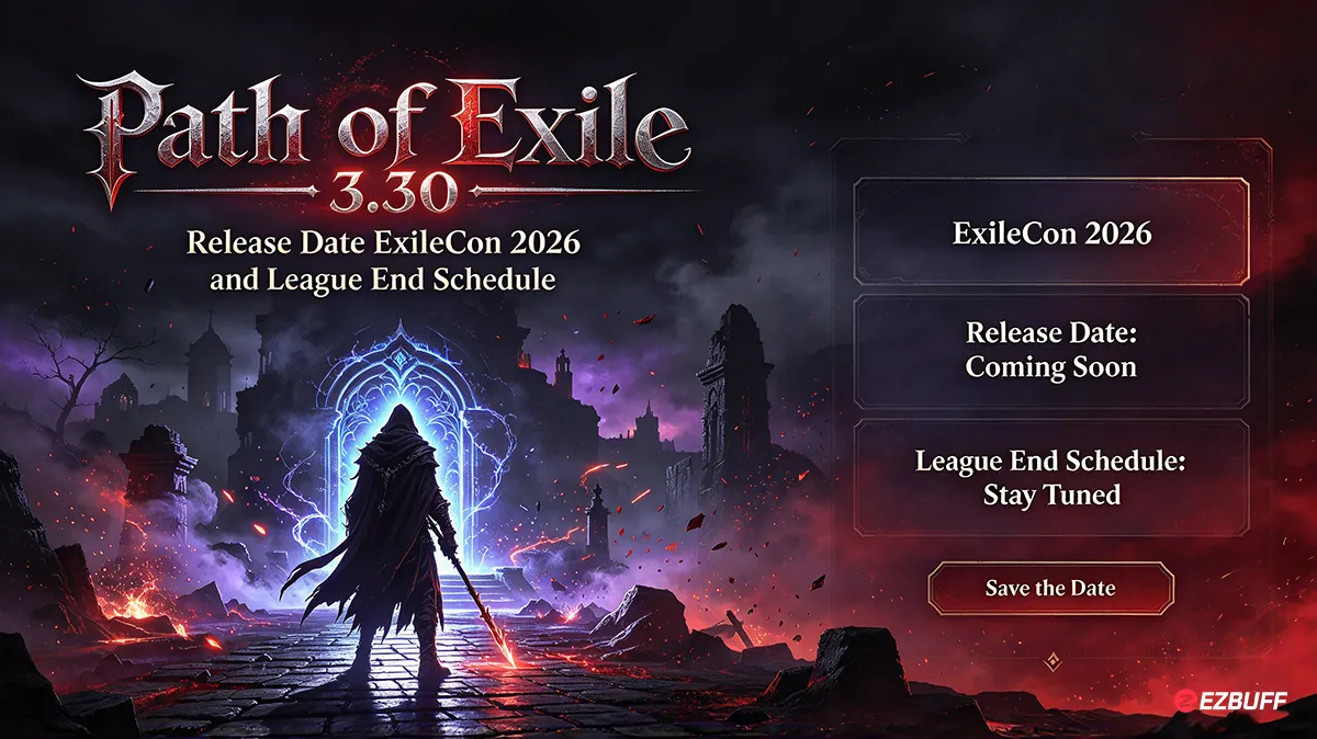 Path of Exile 3.30: Release Date, ExileCon 2026, and League End Schedule