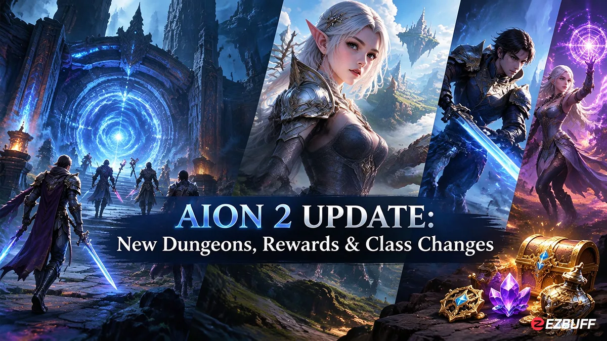 AION 2 Update: New Dungeons, Rewards & Class Changes