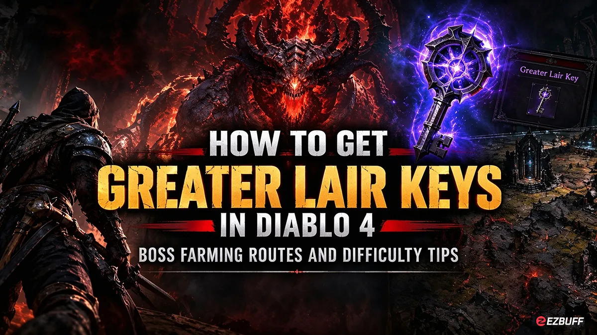 How to Get Greater Lair Keys in Diablo 4: Boss Farming Routes and Difficulty Tips