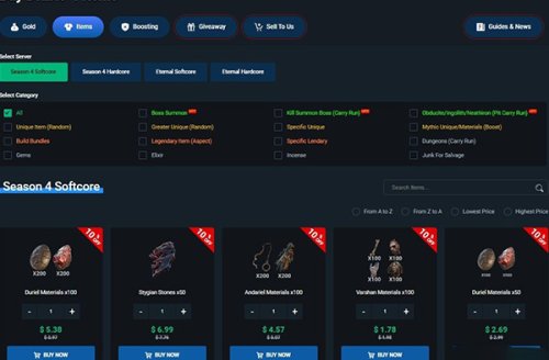 Buy Diablo 4 Items for Gold: A Comprehensive Guide
