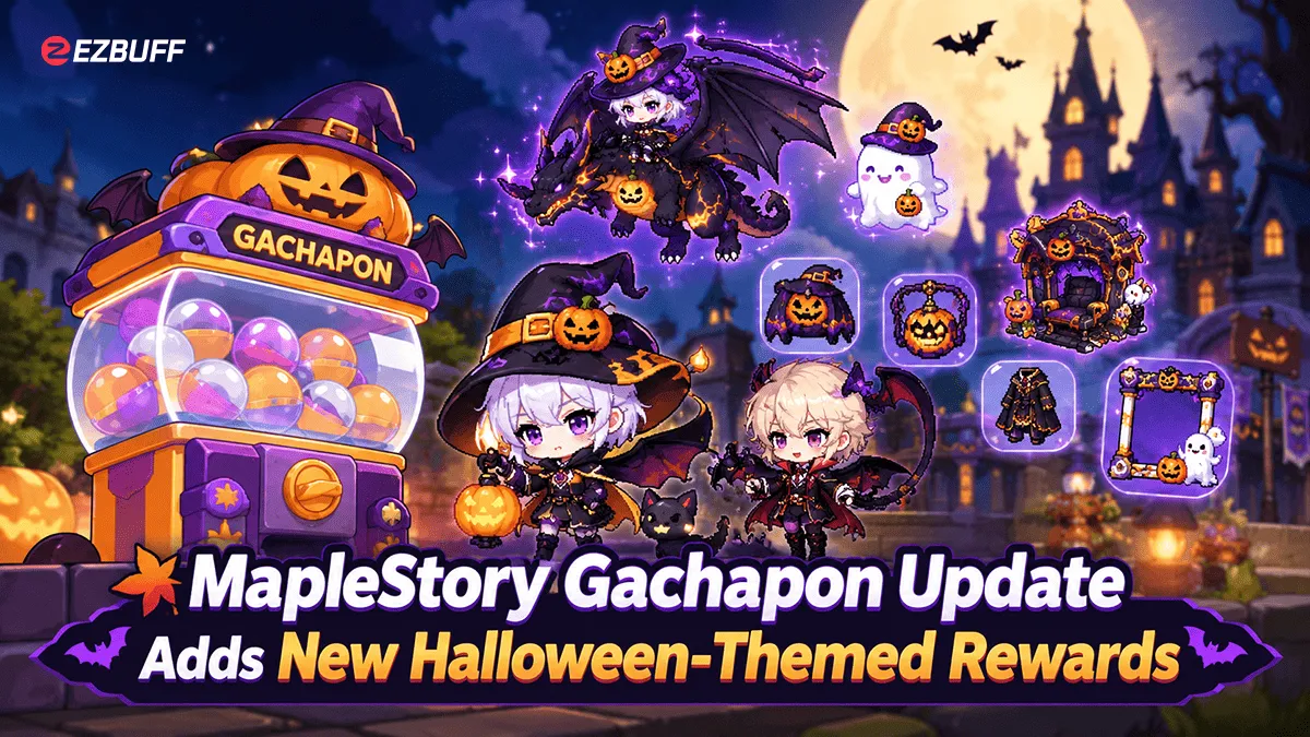 MapleStory Gachapon Update Adds New Halloween-Themed Rewards
