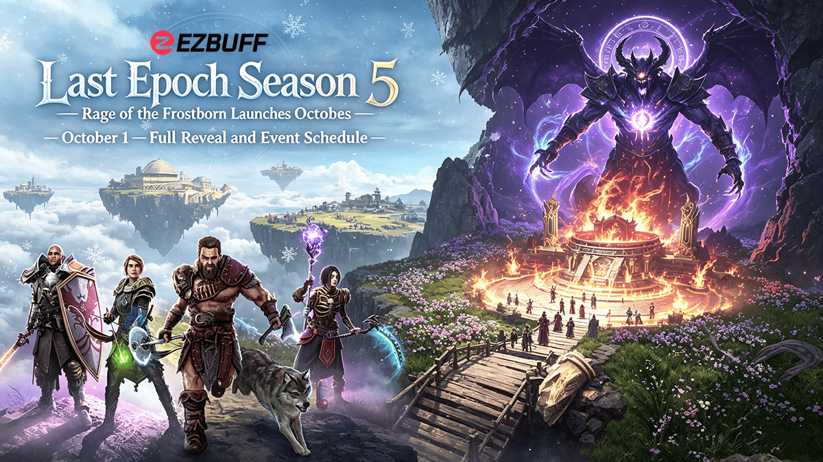 Last Epoch Season 5: Rage of the Frostborn Launches October 1 — Full Reveal and Event Schedule