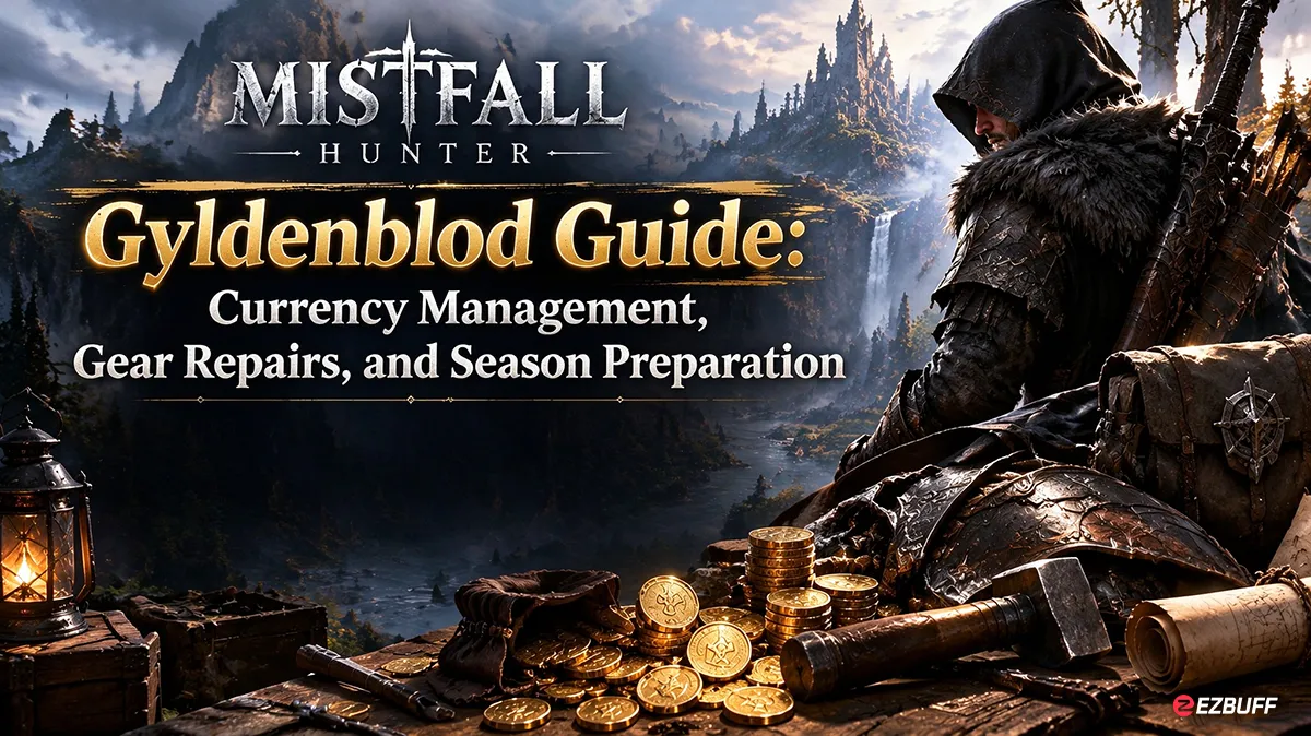 Mistfall Hunter Gyldenblod Guide: Currency Management, Gear Repairs, and Season Preparation