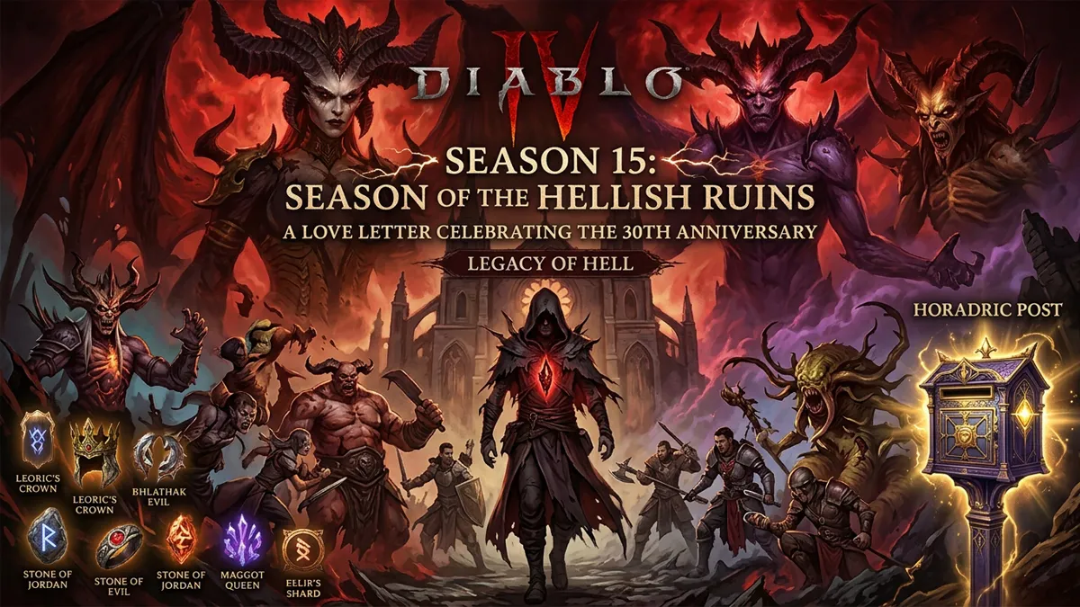 Diablo 4 Season 15 Guide: Season of Hell's Legacy - Everything You Need to Know
