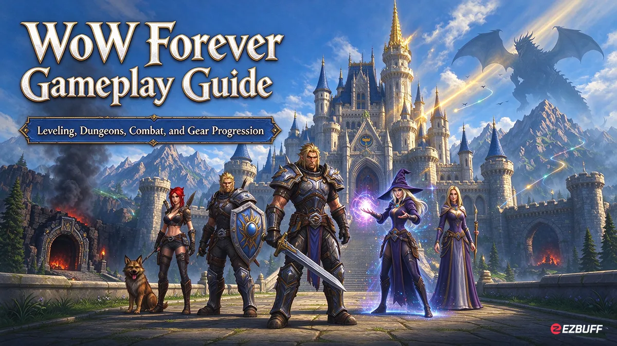 WoW Forever Gameplay Guide: Leveling, Dungeons, Combat, and Gear Progression