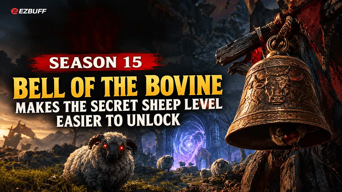 Diablo 4 Season 15: Bell of the Bovine Makes the Secret Sheep Level Easier to Unlock