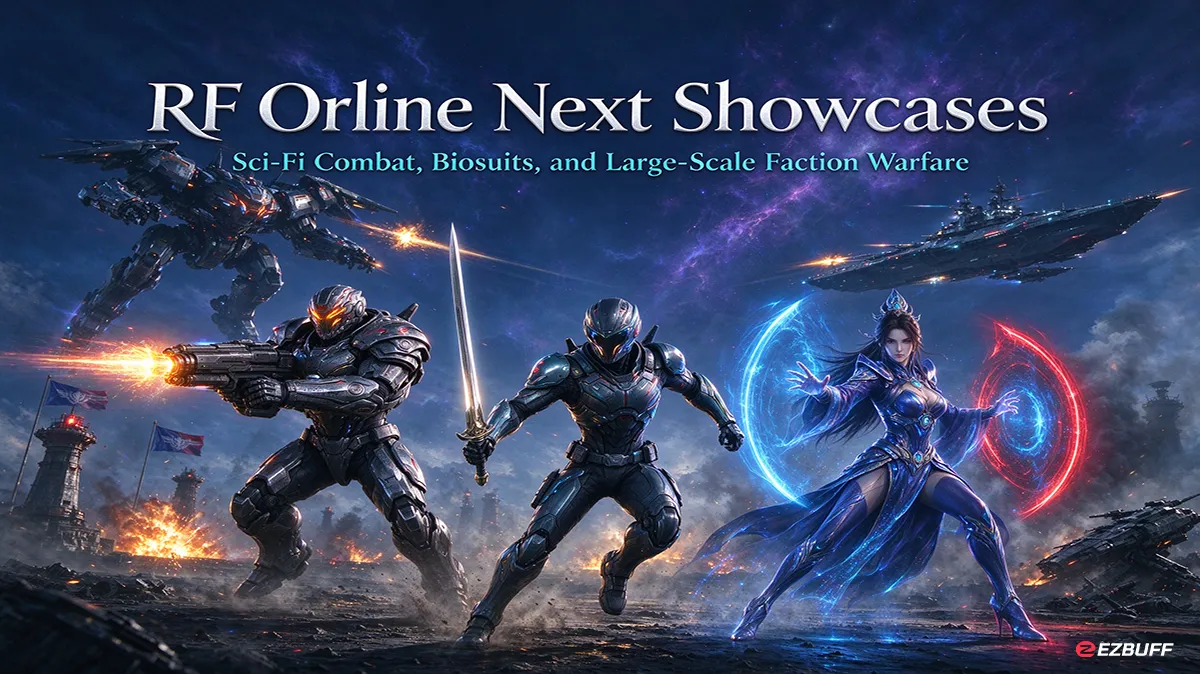 RF Online Next Showcases Sci-Fi Combat, Biosuits, and Large-Scale Faction Warfare