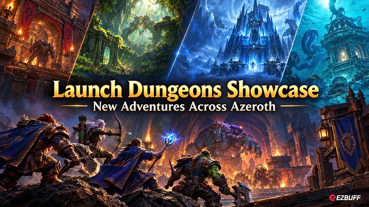 World of Warcraft: Forever Launch Dungeons Showcase New Adventures Across Azeroth